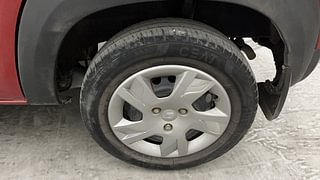 Used 2020 Renault Kwid 1.0L RXT (O) AMT SCE Petrol Automatic tyres LEFT REAR TYRE RIM VIEW