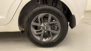 Used 2021 Hyundai Grand i10 Nios Sportz U2 1.2 CRDI Diesel Manual tyres LEFT REAR TYRE RIM VIEW