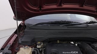 Used 2021 Kia Sonet HTX 1.0 iMT Petrol Manual engine ENGINE RIGHT SIDE HINGE & APRON VIEW