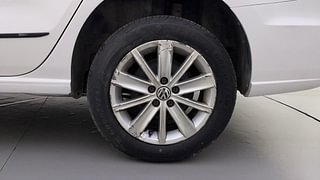 Used 2016 volkswagen Vento 1.2L Highline Petrol AT Petrol Automatic tyres LEFT REAR TYRE RIM VIEW