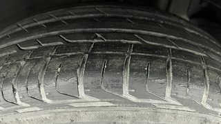Used 2022 tata Nexon XZA Plus (O) AMT Petrol Automatic tyres LEFT REAR TYRE TREAD VIEW