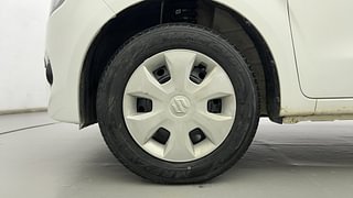 Used 2021 Maruti Suzuki Wagon R 1.2 [2019-2022] ZXI Petrol Manual tyres LEFT FRONT TYRE RIM VIEW