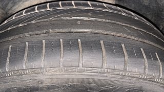 Used 2017 Volkswagen Ameo [2016-2020] Highline1.2L (P) Petrol Manual tyres LEFT REAR TYRE TREAD VIEW