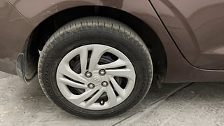 Used 2021 Hyundai Aura S 1.2 Petrol Petrol Manual tyres RIGHT REAR TYRE RIM VIEW