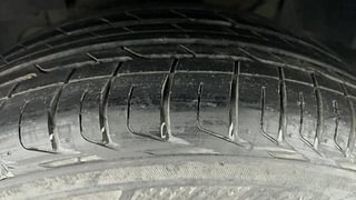 Used 2022 tata Nexon XZA Plus (O) AMT Petrol Automatic tyres LEFT FRONT TYRE TREAD VIEW
