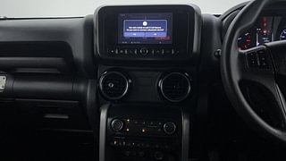Used 2021 mahindra Thar LX 4 STR Hard Top Petrol MT 4WD Petrol Manual interior MUSIC SYSTEM & AC CONTROL VIEW