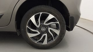 Used 2020 Toyota Glanza [2019-2022] G CVT Petrol Automatic tyres LEFT REAR TYRE RIM VIEW