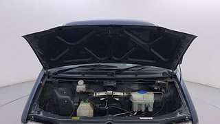 Used 2012 Maruti Suzuki Eeco 5 STR WITH A/C+HTR Petrol Manual engine ENGINE & BONNET OPEN FRONT VIEW