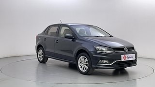 Used 2017 Volkswagen Ameo [2016-2020] Highline1.2L (P) Petrol Manual exterior RIGHT FRONT CORNER VIEW