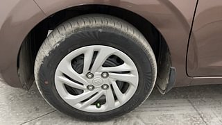 Used 2021 Hyundai Aura S 1.2 Petrol Petrol Manual tyres LEFT FRONT TYRE RIM VIEW