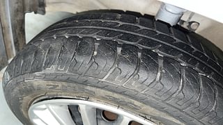 Used 2018 Maruti Suzuki Wagon R 1.0 [2015-2019] VXI AMT Petrol Automatic tyres LEFT FRONT TYRE TREAD VIEW
