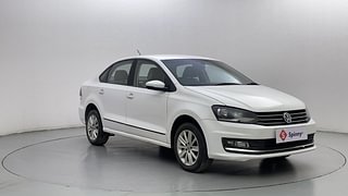 Used 2016 volkswagen Vento 1.2L Highline Petrol AT Petrol Automatic exterior RIGHT FRONT CORNER VIEW