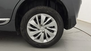 Used 2022 Maruti Suzuki Baleno Delta AT Petrol Petrol Automatic tyres LEFT REAR TYRE RIM VIEW
