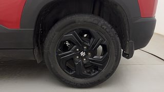 Used 2022 Maruti Suzuki Brezza ZXI Dual Tone Petrol Manual tyres LEFT REAR TYRE RIM VIEW