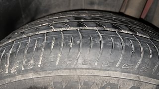 Used 2022 Maruti Suzuki Brezza ZXI Dual Tone Petrol Manual tyres LEFT REAR TYRE TREAD VIEW