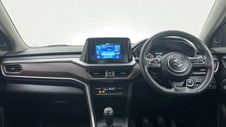 Used 2022 Maruti Suzuki Brezza ZXI Dual Tone Petrol Manual interior DASHBOARD VIEW