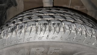 Used 2022 Maruti Suzuki Brezza ZXI Dual Tone Petrol Manual tyres RIGHT FRONT TYRE TREAD VIEW