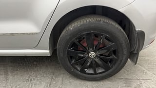 Used 2016 Volkswagen Polo [2015-2019] Highline1.2L (P) Petrol Manual tyres LEFT REAR TYRE RIM VIEW
