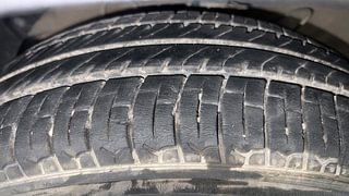 Used 2021 Hyundai New Santro 1.1 Sportz MT Petrol Manual tyres LEFT FRONT TYRE TREAD VIEW