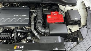 Used 2022 Kia Carens Prestige Plus 1.4 Petrol MT 7 STR Petrol Manual engine ENGINE LEFT SIDE VIEW