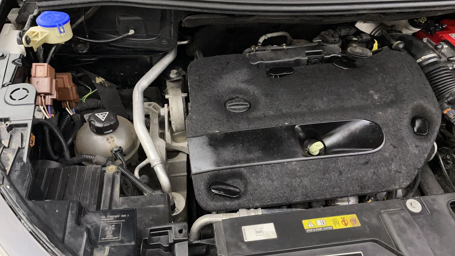 New Citroen C5 Aircross engine ENGINE RIGHT SIDE VIEW