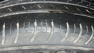 Used 2022 Kia Carens Prestige Plus 1.4 Petrol MT 7 STR Petrol Manual tyres LEFT REAR TYRE TREAD VIEW