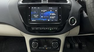 Used 2022 Tata Tigor Revotron XZ+ CNG Petrol+cng Manual interior MUSIC SYSTEM & AC CONTROL VIEW