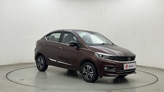 Used 2022 Tata Tigor Revotron XZ+ CNG Petrol+cng Manual exterior RIGHT FRONT CORNER VIEW