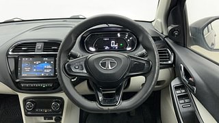 Used 2022 Tata Tigor Revotron XZ+ CNG Petrol+cng Manual interior STEERING VIEW