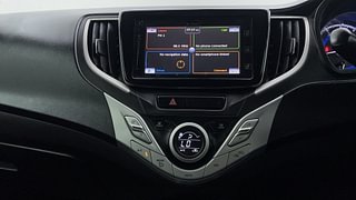 Used 2018 Maruti Suzuki Baleno Alpha AT Petrol Petrol Automatic interior MUSIC SYSTEM & AC CONTROL VIEW