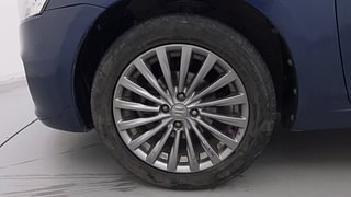 Used 2017 Maruti Suzuki Ciaz Alpha 1.4 MT Petrol Manual tyres LEFT FRONT TYRE RIM VIEW