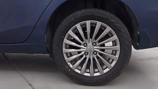 Used 2017 Maruti Suzuki Ciaz Alpha 1.4 MT Petrol Manual tyres LEFT REAR TYRE RIM VIEW