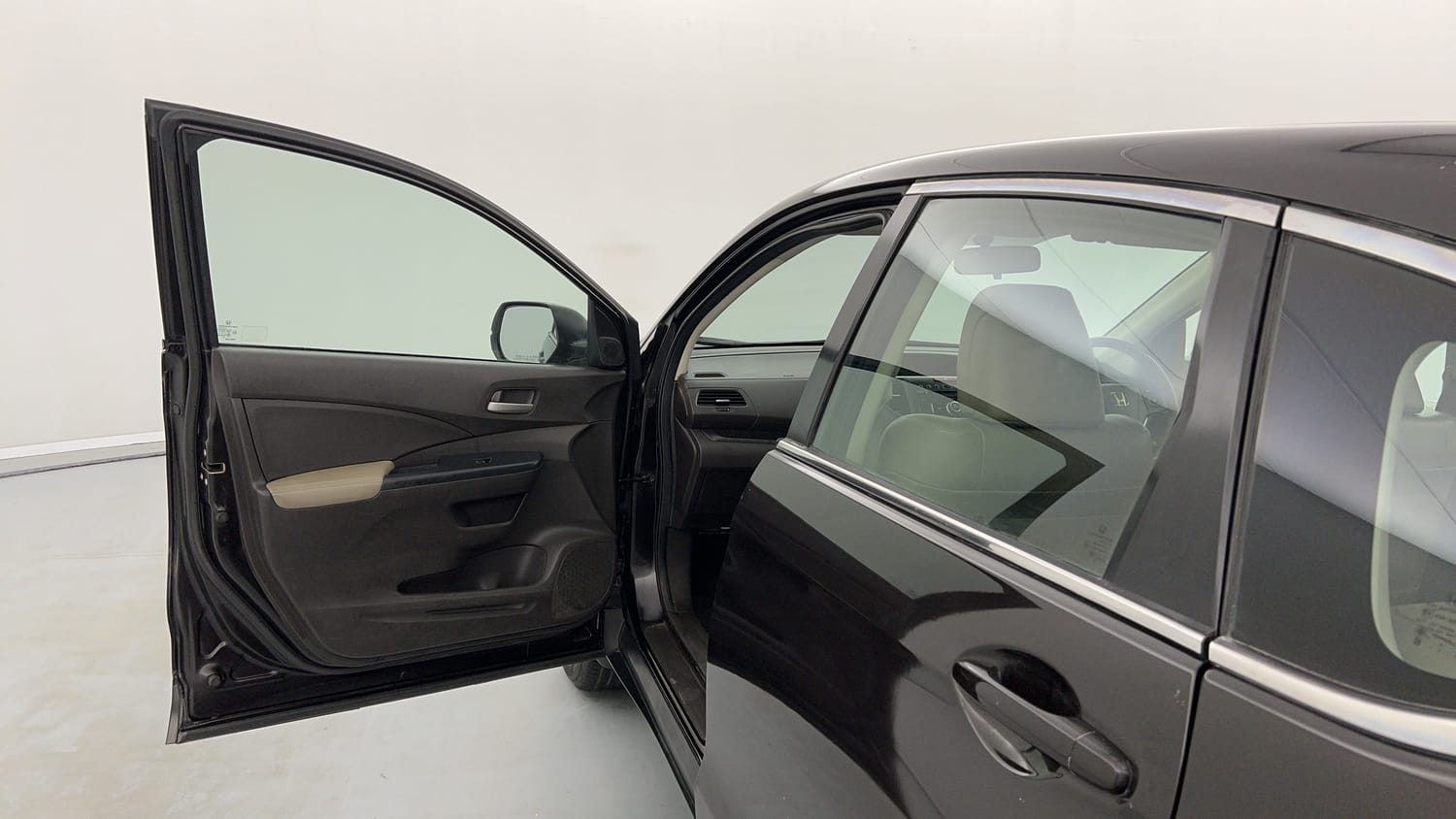 New Honda CR-V interior LEFT FRONT DOOR OPEN VIEW