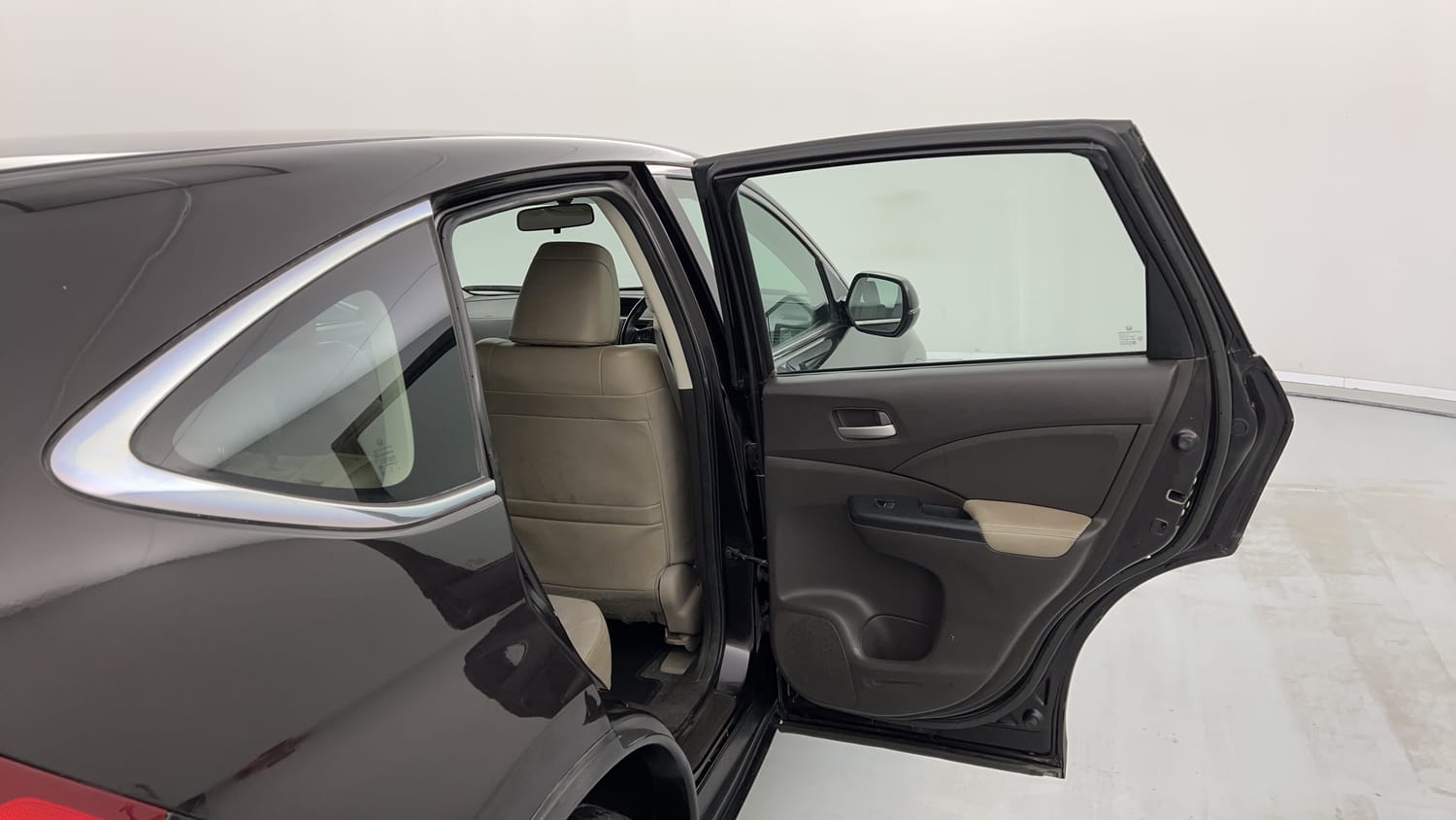 New Honda CR-V interior RIGHT REAR DOOR OPEN VIEW