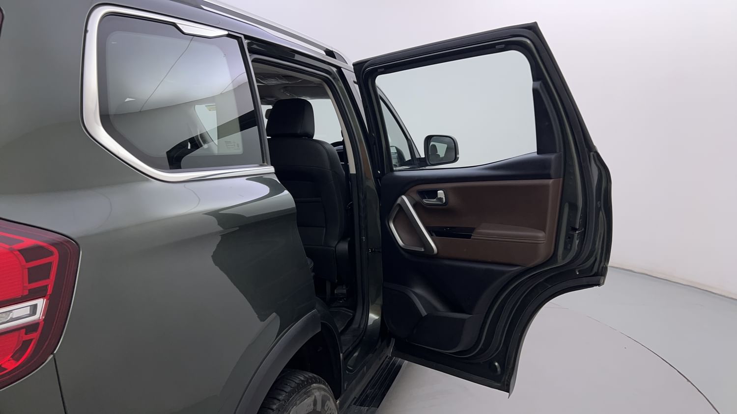New Mahindra Scorpio N interior RIGHT REAR DOOR OPEN VIEW