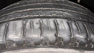 Used 2023 Mahindra Scorpio N Z8 L Diesel 7 STR Diesel Manual tyres LEFT FRONT TYRE TREAD VIEW