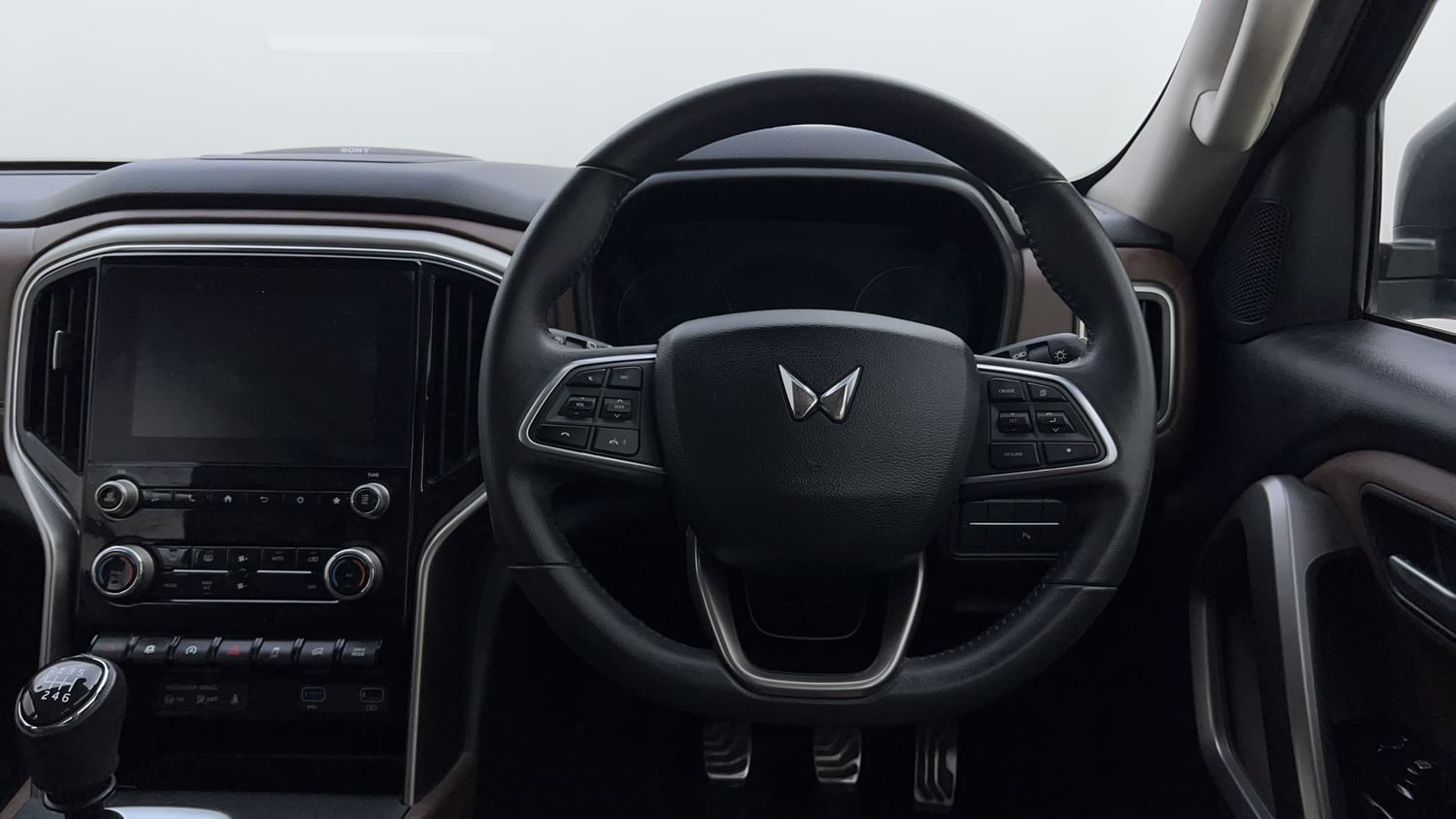 New Mahindra Scorpio N interior STEERING VIEW