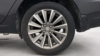 Used 2024 Maruti Suzuki Ciaz Alpha Petrol Petrol Manual tyres LEFT REAR TYRE RIM VIEW