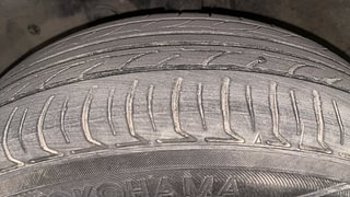 Used 2015 Nissan Micra Active [2012-2020] XV Petrol Manual tyres LEFT FRONT TYRE TREAD VIEW