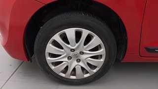 Used 2016 Maruti Suzuki Baleno Alpha 1.2 Petrol Manual tyres LEFT FRONT TYRE RIM VIEW