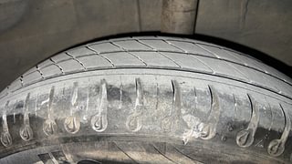 Used 2021 renault Kwid 1.0 RXT Opt Petrol Manual tyres LEFT REAR TYRE TREAD VIEW