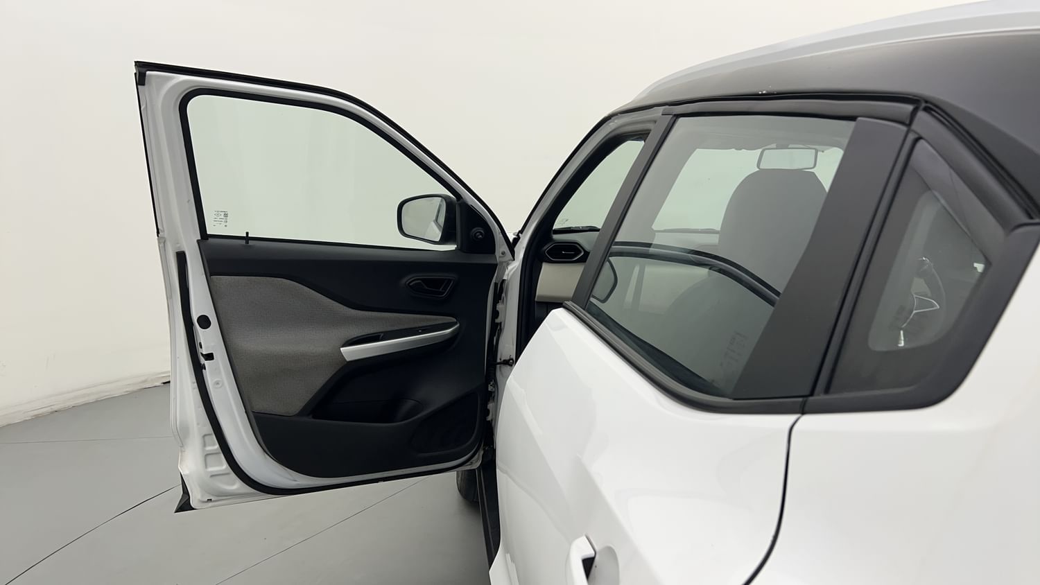 New Nissan Magnite interior LEFT FRONT DOOR OPEN VIEW