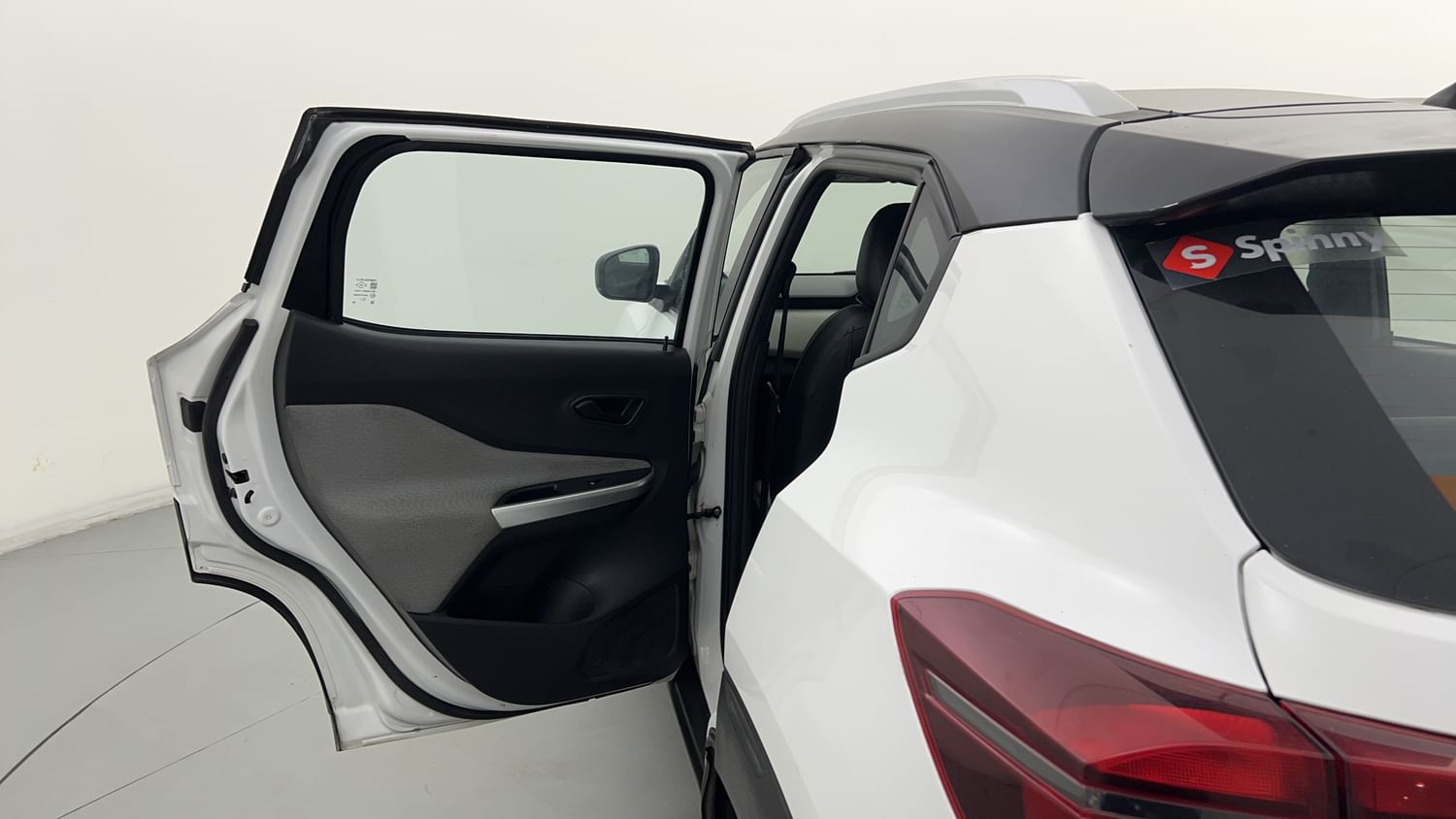 New Nissan Magnite interior LEFT REAR DOOR OPEN VIEW