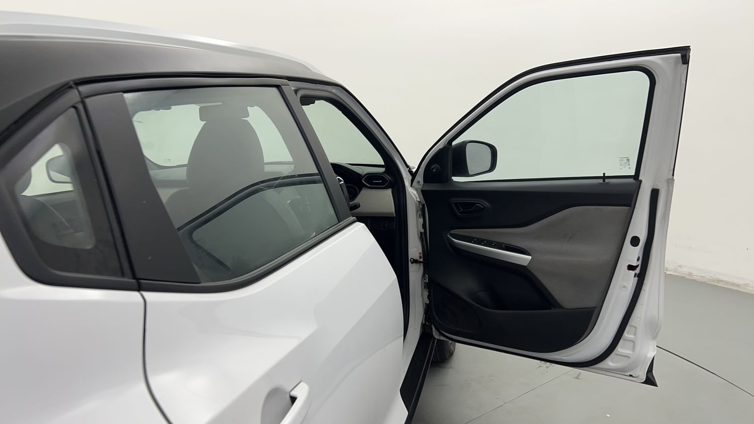 New Nissan Magnite interior RIGHT FRONT DOOR OPEN VIEW