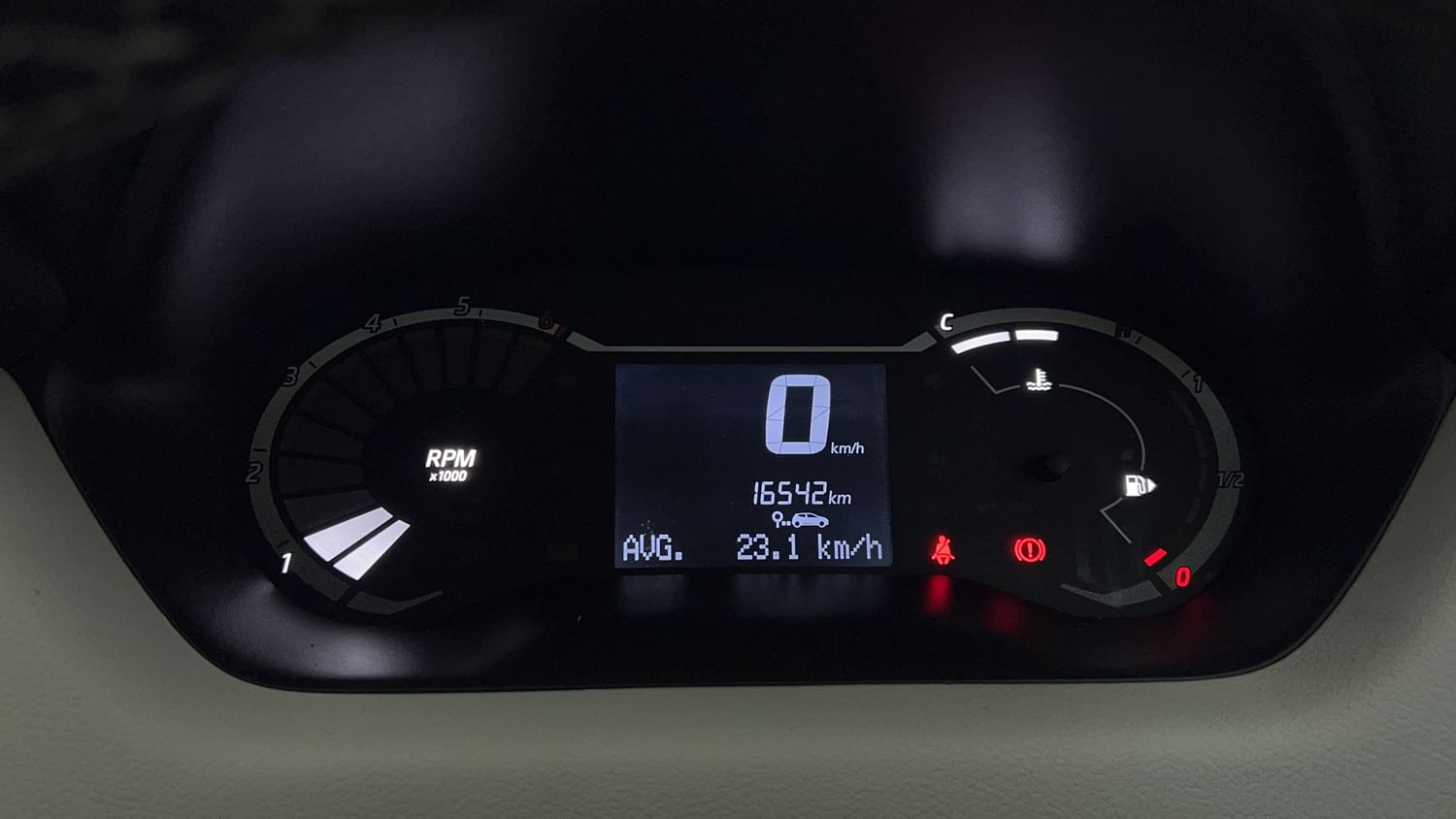 New Nissan Magnite interior CLUSTERMETER VIEW