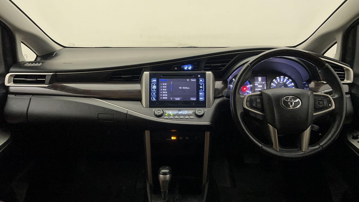 New Toyota Innova Crysta interior DASHBOARD VIEW