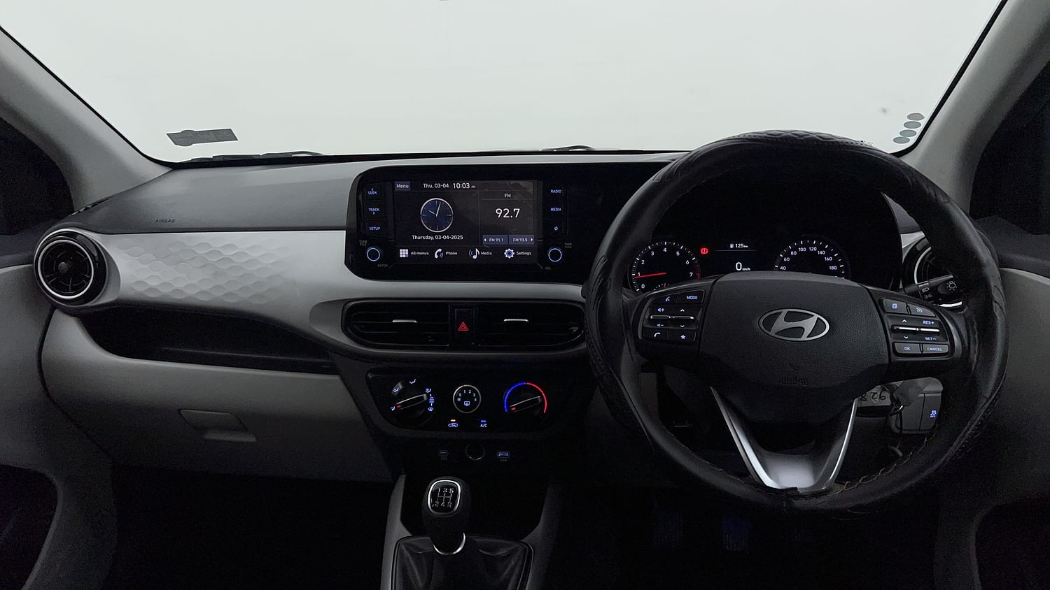New Hyundai Grand i10 Nios interior DASHBOARD VIEW