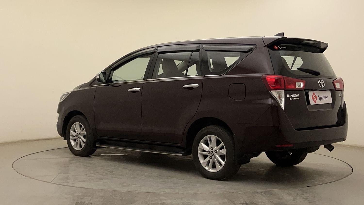 New Toyota Innova Crysta exterior LEFT REAR CORNER VIEW