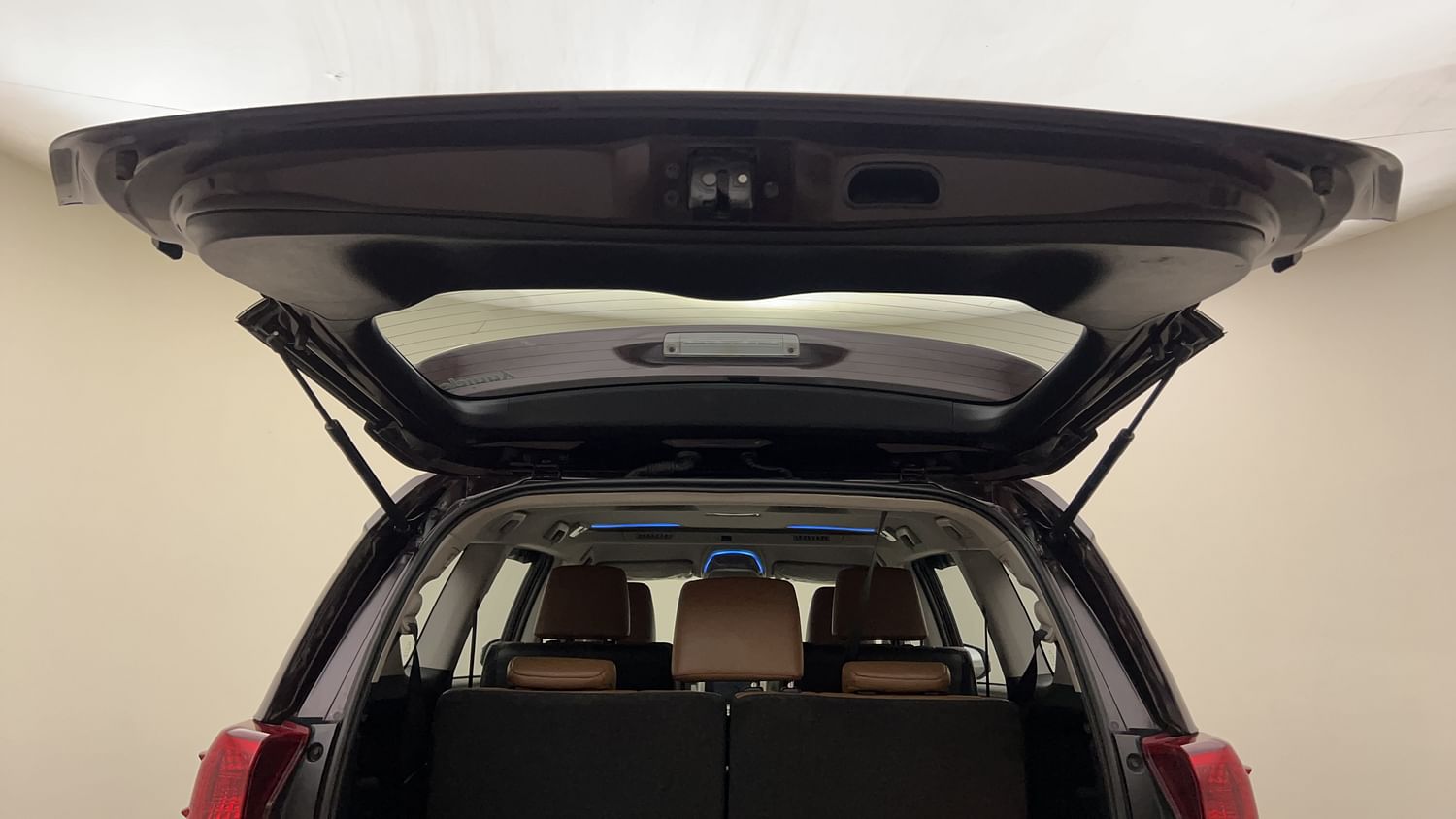 New Toyota Innova Crysta interior DICKY DOOR OPEN VIEW