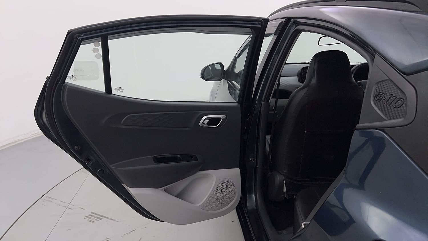 New Hyundai Grand i10 Nios interior LEFT REAR DOOR OPEN VIEW